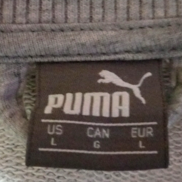 Grey puma women's hoodie.(size L) - Picture 8 of 8